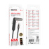 Кабель BOROFONE Type-C - Type-C BX125, 3А, PD 30W, тканевая оплетка, 1м, черный
