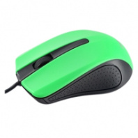 Мышь Perfeo RAINBOW, USB, пров.,опт.,3кн., 1000dpi, черный/зеленый