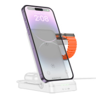 Беспроводное ЗУ BOROFONE BQ33, 3в1, 9V/3A, 15W, белый Беспроводное ЗУ BOROFONE BQ33, 3в1, 9V/3A, 15W, белый