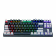Клавиатура Gembird KB-G600-1, USB, RGB, механич., коричн.свитчи, 87кл., черный