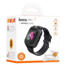 Смарт-часы детские Hoco Y105A, черный (поддержка звонков, сеть 2G)