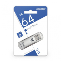 Накопитель USB 64Gb SmartBuy V-Cut Silver 3.0/3.1 Накопитель USB 64Gb SmartBuy V-Cut Silver 3.0/3.1