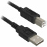 Кабель USB - USB 2.0 (AM-BM) 3м DEFENDER 30AWG черный (87012)