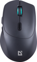 Мышь DEFENDER Effect X MS-095, беспр.,опт.,6кн., 800-1600dpi, бесшумная, черный