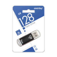 Накопитель USB 128Gb SmartBuy V-Cut Black 3.0/3.1
