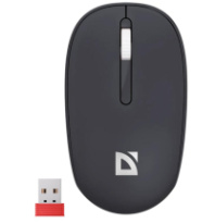 Мышь DEFENDER Smart MM-396, АКБ, 2.4ГГц+Bluetooth, беспр.,опт.,3кн., 800-1600dpi, черный