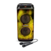 Колонка SmartBuy FLAMER, 60Вт, BT/SD/USB/FM/2 микрофона/LED черный