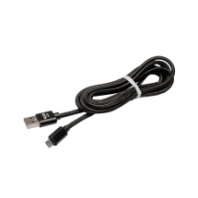 Кабель Stark MicroUSB BH-02, 2A, тканевая оплетка, 2м, черный, тех.упак. Кабель Stark MicroUSB BH-02, 2A, тканевая оплетка, 2м, черный, тех.упак.