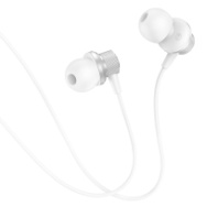 Гарнитура Borofone BM78, внутриканальная, серебро (пакет)