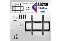 Кронштейн для LED телевизора 26"-63" до 50кг, T2663, Live-Power, фиксированный, черный
